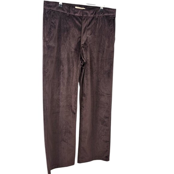 Levi's Womens Baggy Trousers, Velvet, Brown, Mid Rise, Wide Leg Relaxed, Size 31 - Picture 11 of 11